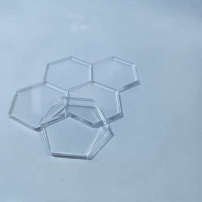 Hexagon Acrylic Stands 2"