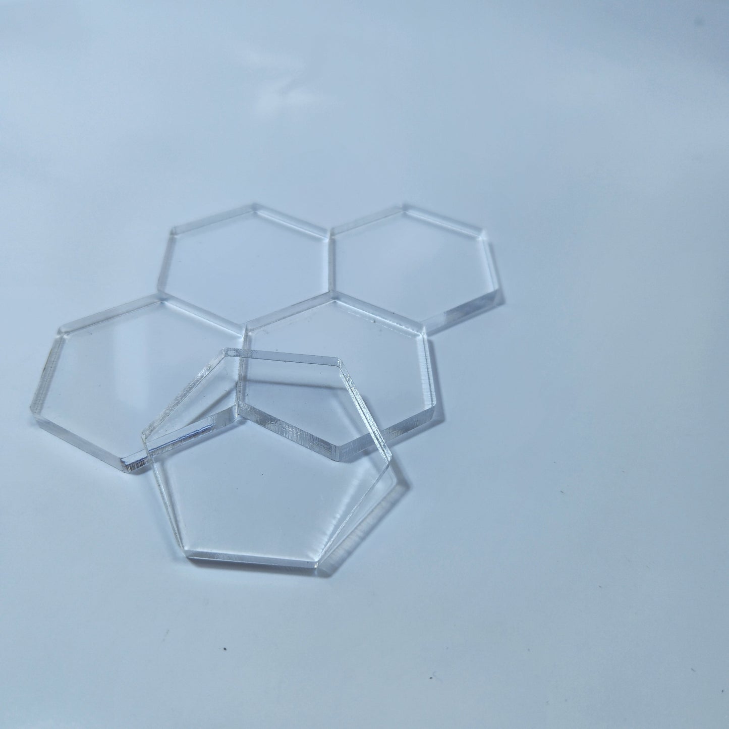 Hexagon Acrylic Stands 1.5"